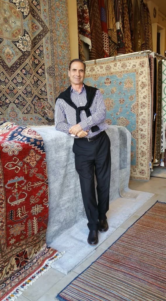 Taba Tabaee, owner of Taba Rug Gallery in La Jolla